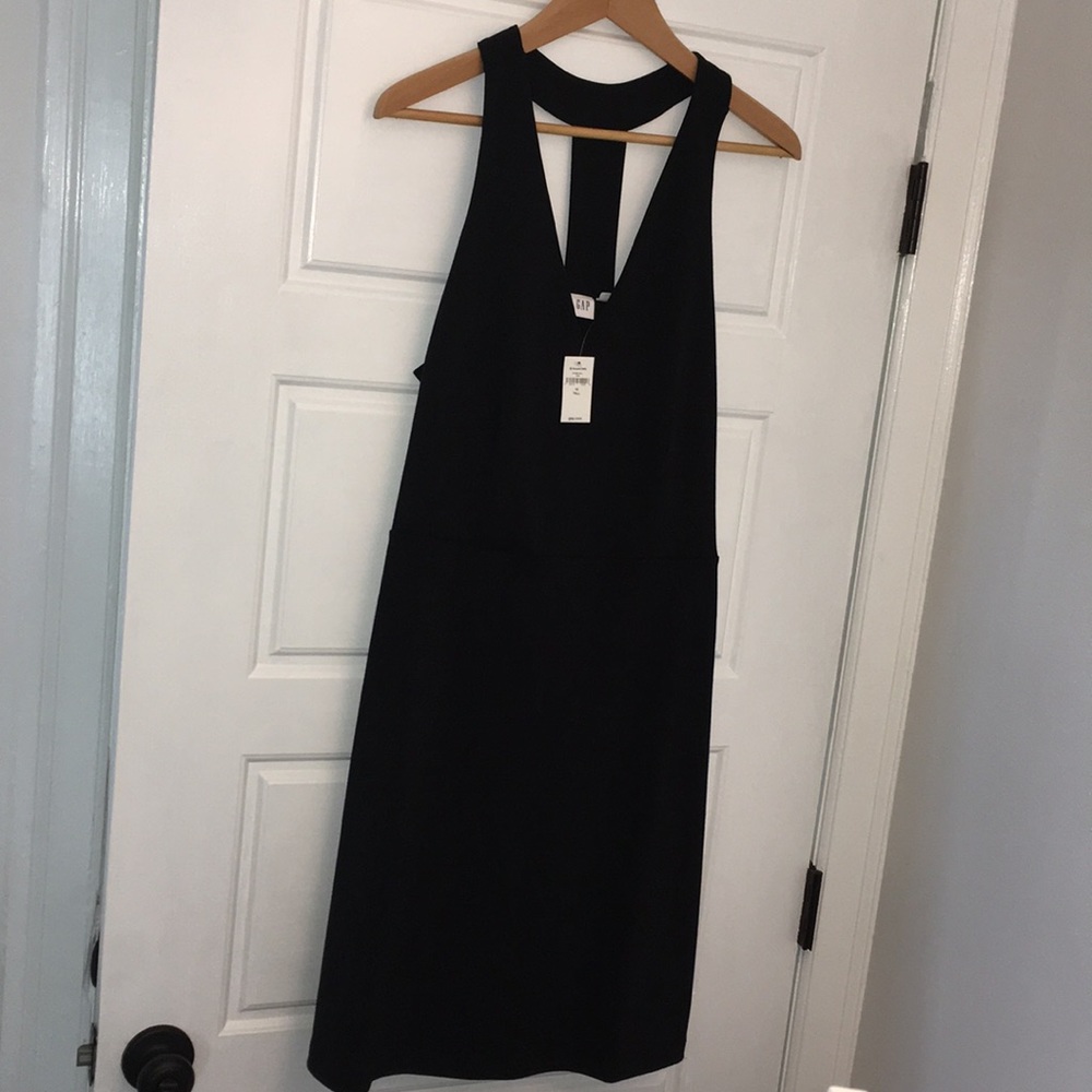 💫NWT Black ponte GAP dress
